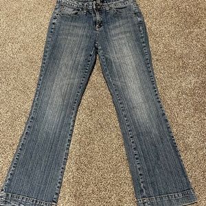 A.N.A jeans size 8 petite. Like new